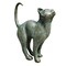 Cat Resin Bronze Lawn Porch Yard Home Garden Outdoor Sculpture Statue Decoration